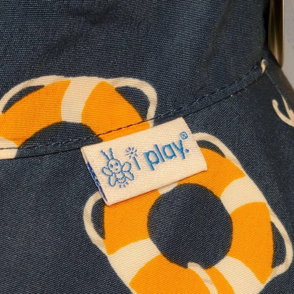 I Play Bucket Sun Hat 9-18 Months Navy - Picture 4 of 7